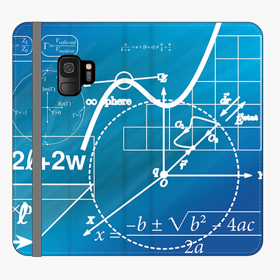 Folio Samsung Galaxy S9  Folio Wallet - Algebraic Art