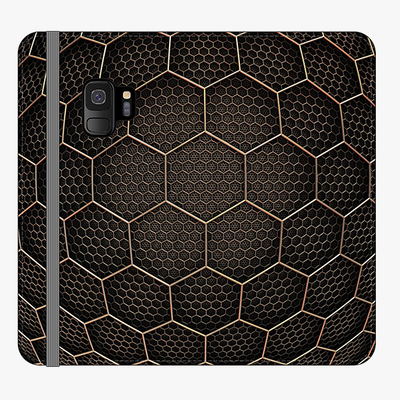 Folio Samsung Galaxy S9  Folio Wallet - Hexagonal Grid