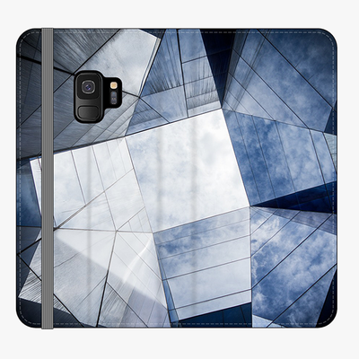 Folio Samsung Galaxy S9  Folio Wallet - Asymmetrical Geometric Pattern