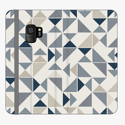 Folio Samsung Galaxy S9  Folio Wallet - Geometric Triangles