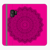 Folio Samsung Galaxy S9  Phone Folio - Mandala With Pink Background