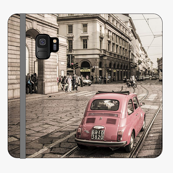 Folio Samsung Galaxy S9  Folio Wallet - View Of The Car And City