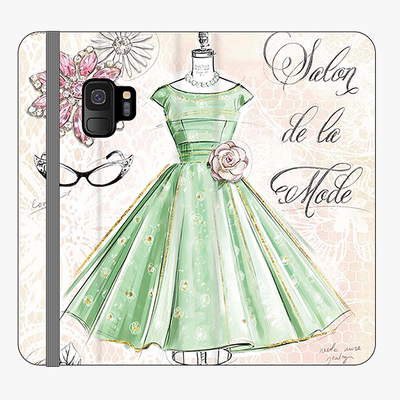 Folio Samsung Galaxy S9  Folio Wallet - Vintage Art