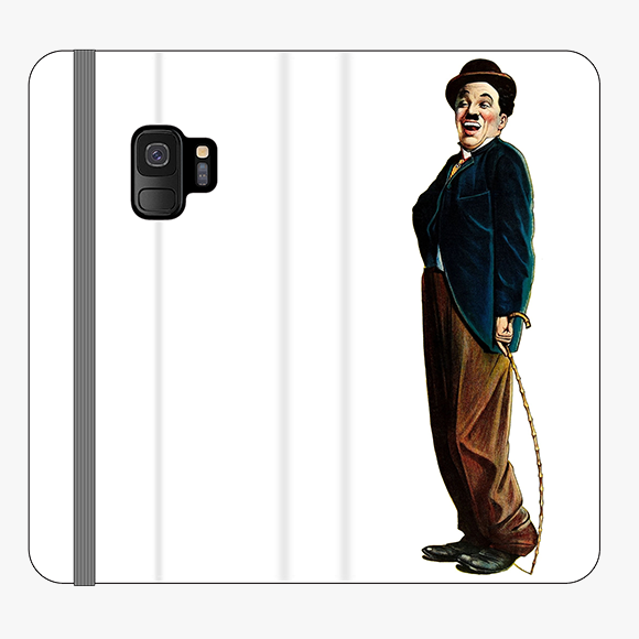 Folio Samsung Galaxy S9  Folio Wallet - Great Comedian Charlie Chaplin