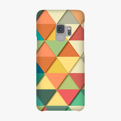 Snap Samsung Galaxy S9  Phone Case - Colorful Triangles
