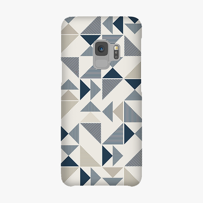 Tough Samsung Galaxy S9  Phone Case - Triangle Pattern