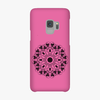 Tough Samsung Galaxy S9  Phone Case - Mandala With Pink Background