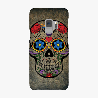 Tough Samsung Galaxy S9  Phone Case - Skull  With Artwork