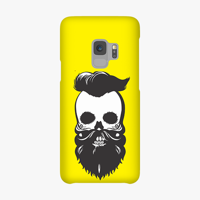 Snap Samsung Galaxy S9  Phone Case - Skull With Beard And Mustache