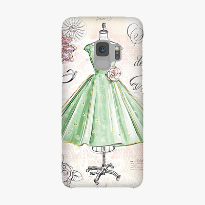 Tough Samsung Galaxy S9  Phone Case - Vintage Art