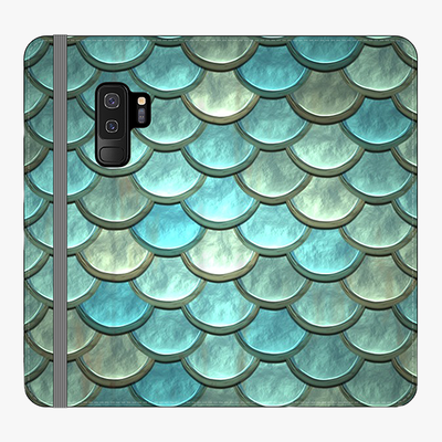 Folio Samsung Galaxy S9 Plus  Folio Wallet - Fish Scales Pattern