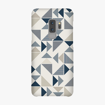 Tough Samsung Galaxy S9 Plus Phone Case - Triangle Pattern