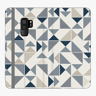 Folio Samsung Galaxy S9 Plus  Folio Wallet - Geometric Triangles