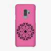 Tough Samsung Galaxy S9 Plus Phone Case - Mandala With Pink Background