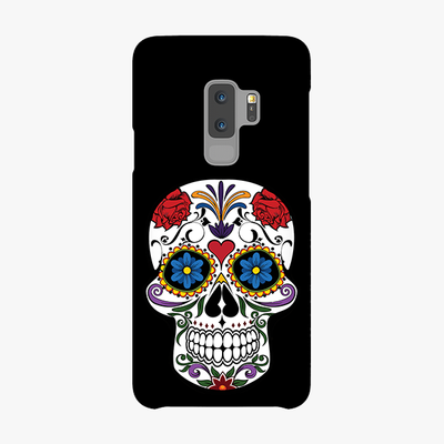 Snap Samsung Galaxy S9 Plus Phone Case - Skull Artwork With Black Background