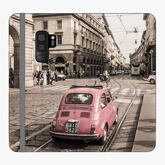 Folio Samsung Galaxy S9 Plus  Folio Wallet - View Of The Car And City