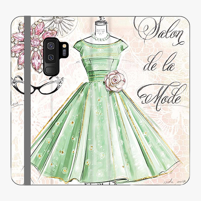 Folio Samsung Galaxy S9 Plus  Folio Wallet - Vintage Art