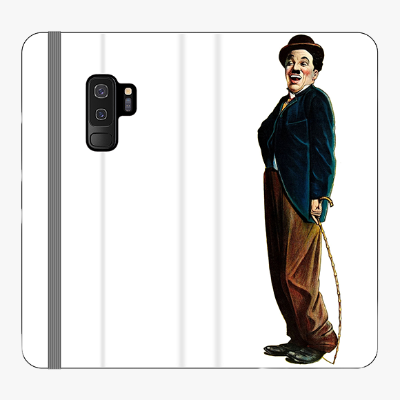 Folio Samsung Galaxy S9 Plus  Folio Wallet - Great Comedian Charlie Chaplin
