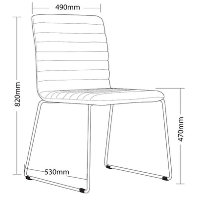 SMOKE Low Back Visitor Chair