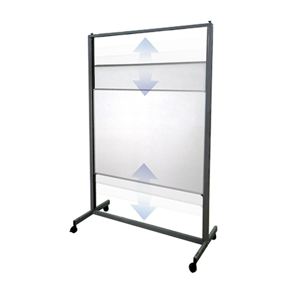 Aspire Vertical Sliding Whiteboard - Porcelain