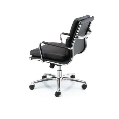 SOFT Medium Back Black Chair
