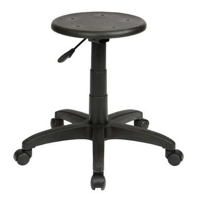 Round Office Industrial Stool With Lever