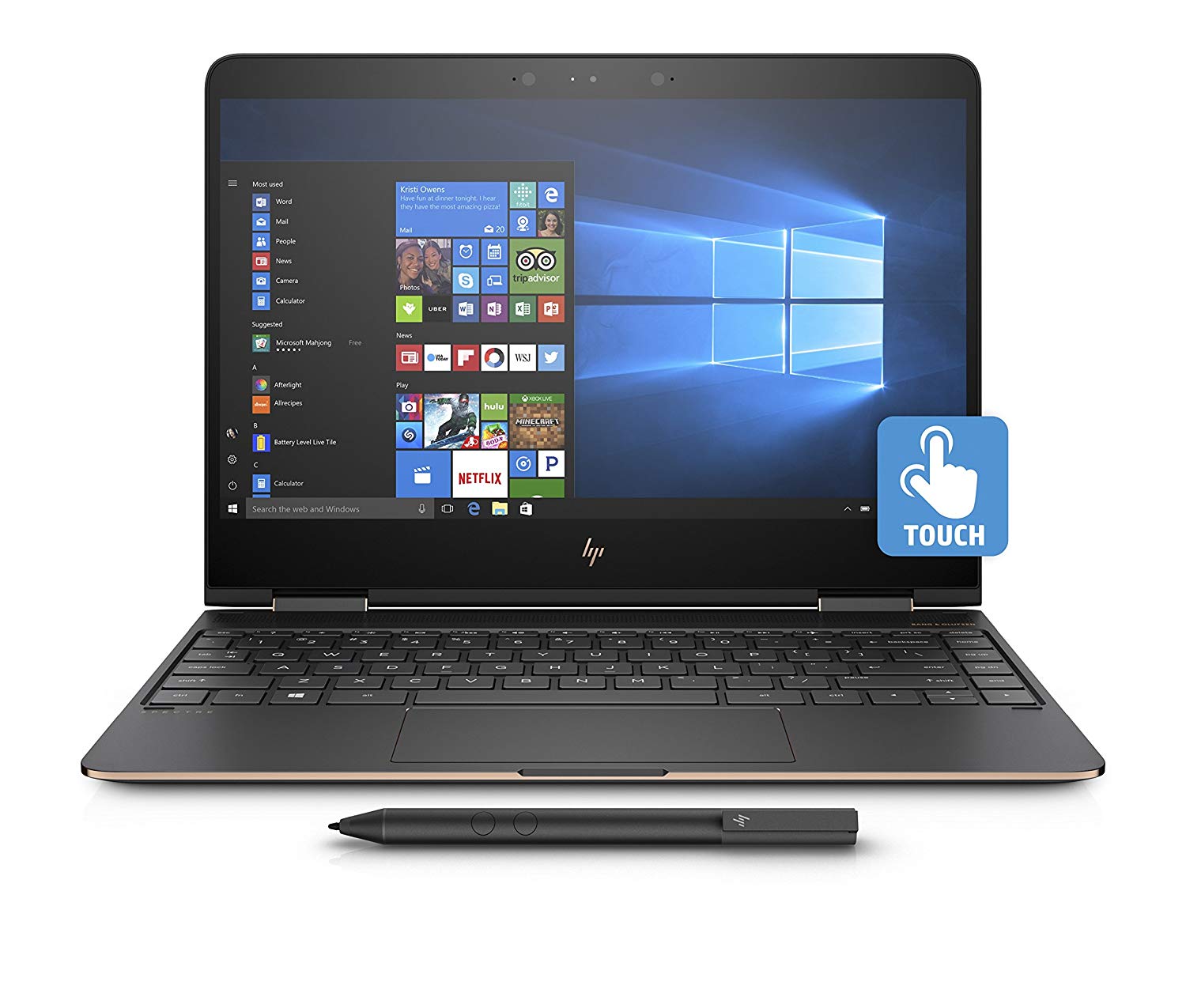 HP Spectre X360 Convertible Touch Ultrabook 13.3" Intel i7-7500U 2.7GHz