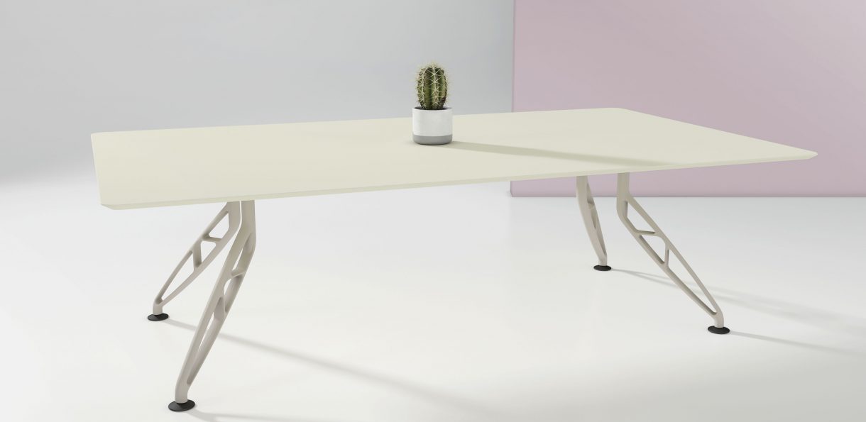 3600mm Trapeze Multi Leg Table
