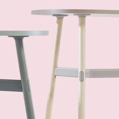 Okidoki Rounded Rectangular Timber Grain Table - 1800mm