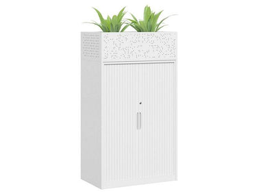 Lunar Tambour Door Cabinet