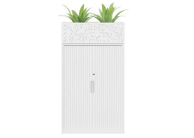 Lunar Tambour Door Cabinet