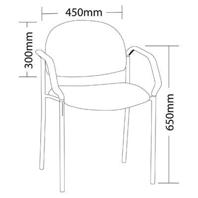 VERA Low Back Visitor Armchair