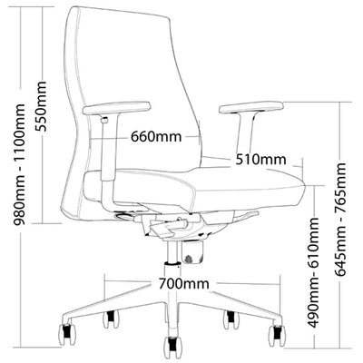 VENUS Low Back Office Armchair