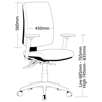 VIRGO High Back Office Armchair