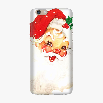 Tough iPhone 6  Phone Case - Vintage Santa