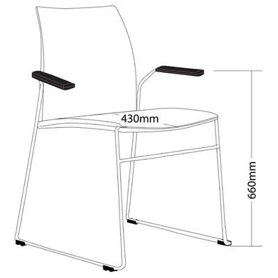VINN Low Back Office Armchair