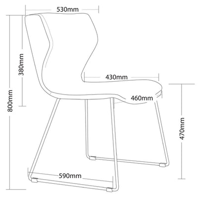YARD Low Back Visitor Chair