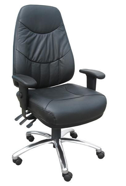 Atlas - High Back Leather Seat With Arm