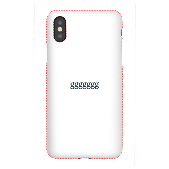 Snap iPhone X Personalize Phone Case