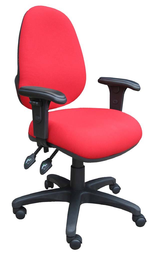 Dual Density - High Back Clerical Arm Seat
