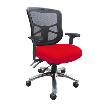 Dom Mesh Back Office Chair with Arms - AFRDI Approved