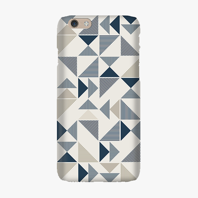 Tough iPhone 6  Phone Case - Triangle Pattern