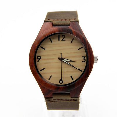 Groomsmen Package - Set of 5 Groomsman Wooden watches - All wood Watches Free Engraving and Shipping-Mens Watches-HAVERN Woodworks