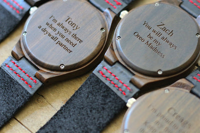 Groomsmen Watches  // Set of 10 // Groomsmen Gifts // All Wood Watches Free Engraving and Shipping