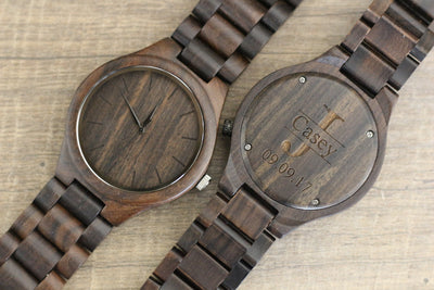 Groomsmen Watches  // Set of 4 // Groomsmen Gifts // All Wood Watches Free Engraving and Shipping