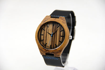 Groomsmen Package - Set of 5 Groomsman Wooden watches - All wood Watches Free Engraving and Shipping-Mens Watches-HAVERN Woodworks