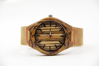 Groomsmen Package - Set of 5 Groomsman Wooden watches - All wood Watches Free Engraving and Shipping-Mens Watches-HAVERN Woodworks