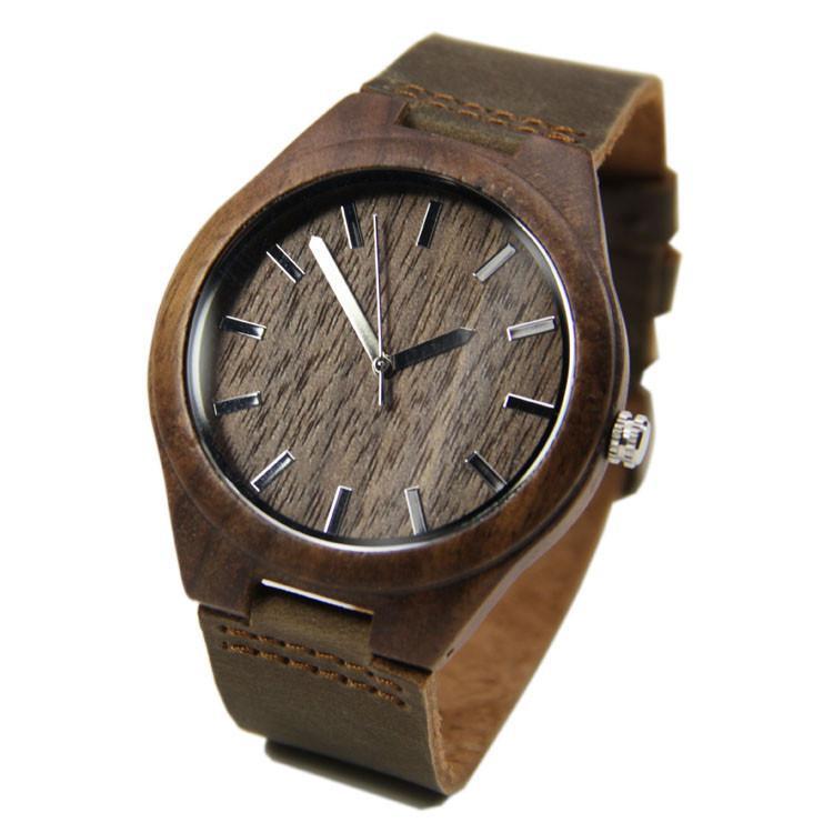 Groomsmen Package - Set of 5 Groomsman Wooden watches - All wood Watches Free Engraving and Shipping-Mens Watches-HAVERN Woodworks