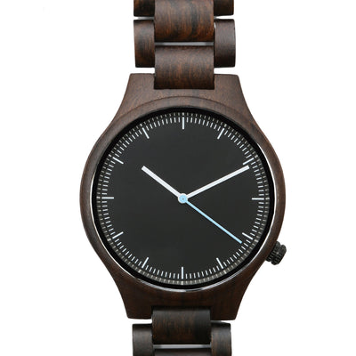 Groomsmen Package - Set of 5 Groomsman Wooden watches - All wood Watches Free Engraving and Shipping-Mens Watches-HAVERN Woodworks