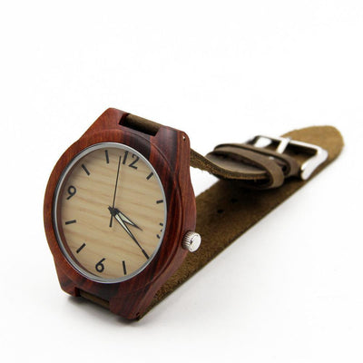 Groomsmen Package - Set of 6 Groomsman Wooden watches - All wood Watches Free Engraving and Shipping-Mens Watches-HAVERN Woodworks